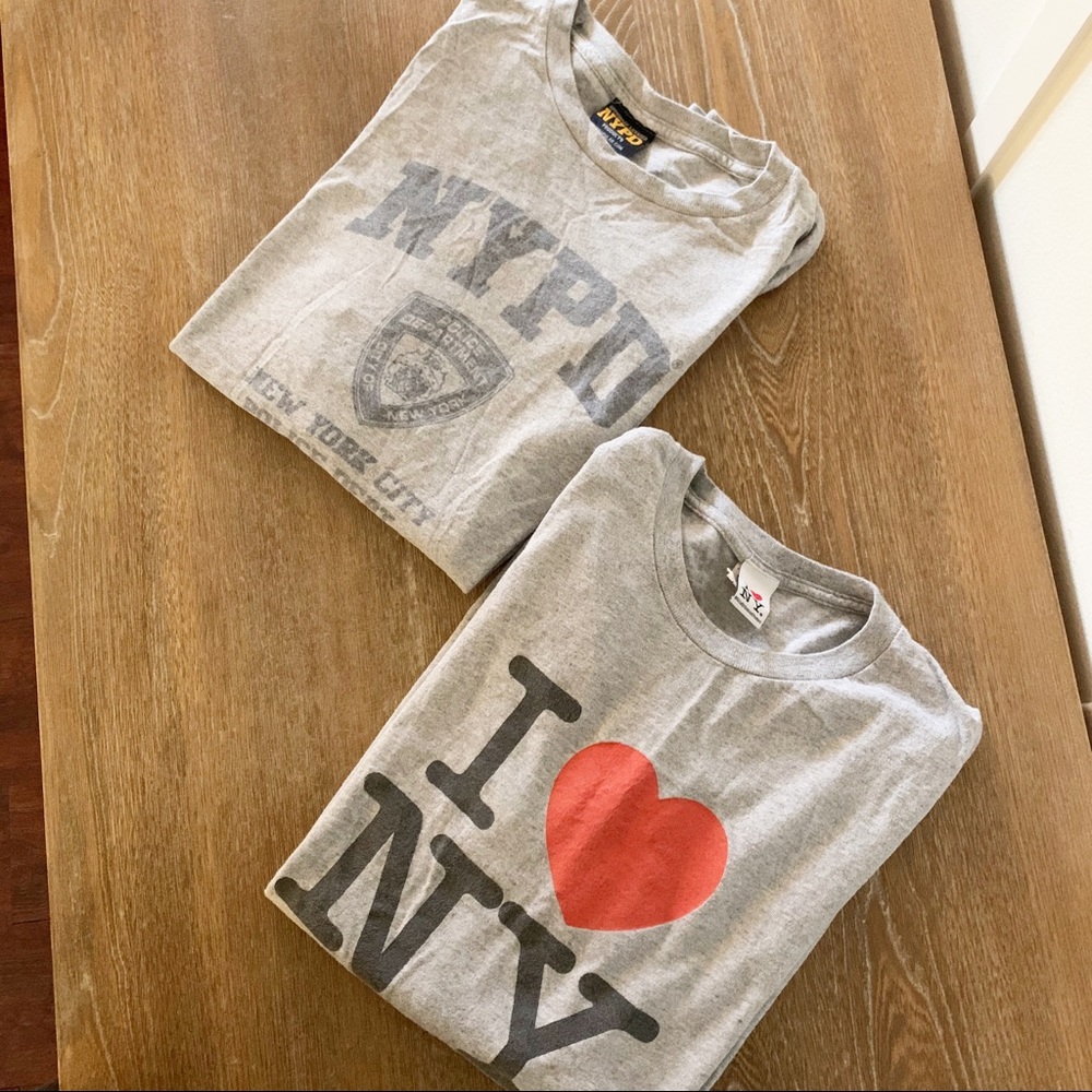 Long Sleeve I love New York & NYPD adult size M&L
